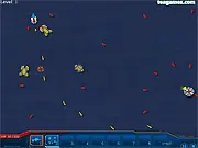Playing Peace Break Hero free online space shooter game, upgrading a spaceship, dodging enemy bullets, vertical scrolling shooter action, arcade game.
