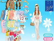 Play Perspective Lace Fashion free online, using translucent chiffon and lace with candy-colored elements and a shawl jacket