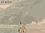 The Shot free online game screenshot showing a minimalist precision arcade challenge