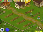 Farmerella Farm Management free online game screenshot - planting crops and breeding animals on the farm