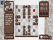 The puzzle board of E3 1915 showing the character next to enemies and newspapers that need to be collected.