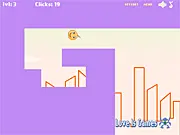 Urban Escape Run online game screenshot showing a fruit character jumping over obstacles in a gray city setting