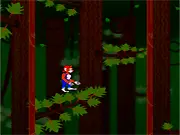 Grease Monkey Survival free online arcade game – monkey jumping between poles avoiding enemies and collecting food