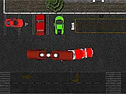 Just Park It 5 game screenshot, 18 wheels truck parking simulation game, free online truck driving game
