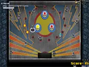 Robot Avoider game screenshot, player dodging robot hordes in deadly arena, free survival game online