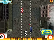 Chicago Gangs Racing car on the streets shooting enemies, top-down action shooter game free online