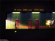 Badass Inc. action game, play free online side-scroller, escape game with keypads and cops