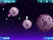 Space Hopper free online game thumbnail with a character leaping between small planets