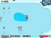 Thin Ice arcade game free online with a figure skater cutting ice