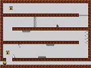 I Wanna Be The Guy free online platformer game, hard difficulty, escaping traps