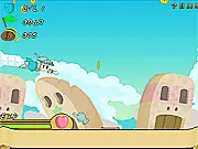 Play Blast RPG: Pig Cannon free online, launching a knight from a cannon in a fun physics role-playing game