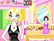 Fabulous Party Makeup free online game, girl applying glamorous cosmetics, dress up fashion game
