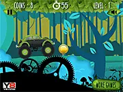Jumping Monster Beetle free online physics driving game where you collect coins and upgrade car jumps