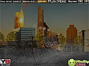 Delivery Steam Train free online driving simulator game, delivering cargo with a steam engine