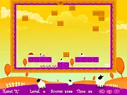 Sheep Hunter free online game, controlling a spaceship to collect sheep, challenging arcade levels