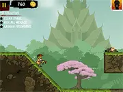 Rogue Buddies 3 free online action shooter game screenshot. Maximus and his team in a jungle gunfight. PlayArcadeHub.