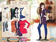 Retro Style 2 free online fashion dress-up game, choosing retro clothes and accessories for a movie date