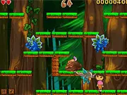 Dora Diego Rescue Adventure game online free - Dora fighting forest monsters and collecting items to save Diego