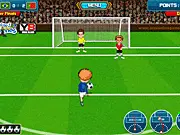 Crazy Champion Soccer free online tournament game, choose Argentina or Brazil, play quarter finals