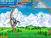 Solid Rider 2 game screenshot - playing free online motorcycle obstacle course challenge game on PlayArcadeHub