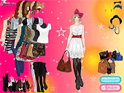 Play Mimi Bow Shape online, free fashion design game, integrate bows into clothing, spring accessories game
