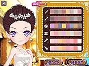 Play Nights Dress Style 2 free online dress up game for girls, featuring elegant evening dresses and makeup styling