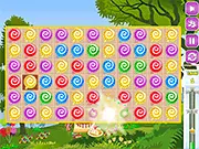 Play Sweet Candies The Second Story free online match 3 puzzle game, swapping candies to remove brown blocks