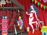 Play Circus Show Girl dress up game online free. Choose colorful costumes, hairstyles, and accessories for Angel the circus star.