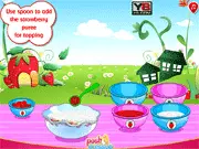 Play Strawberry Angel Dessert free online cooking and baking game on PlayArcadeHub