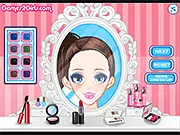 Screenshot of Style Adventures: Geek Style free online game, showing a character wearing stylish glasses and a trendy geek outfit after a full makeover.