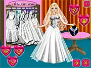 Frozen Queen Elsa choosing her wedding dress, bridal makeup, and hairstyle for her big day, free online game