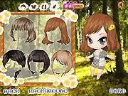 Play Forest Girl 2 dress up game online free with Sarah and Hannah