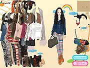 Screenshot of Popular Floral Leggings dress up free online game