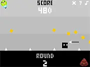 Run Box Run free auto-runner online game where a box jumps over spikes to grab coins