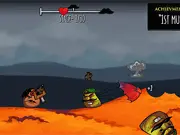 Mustache Attack free online shooter game, character BIGOTILYO fighting, retro pixel art action game