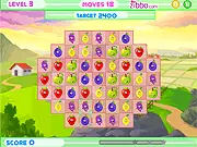 Tasty Fruits free game, play Tasty Fruits online, match 3 puzzle game, fruit matching game, play free online