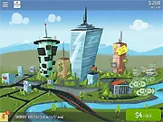 Screenshot of Money Makers online game showing the game interface with money counters, job progress bars, and education options