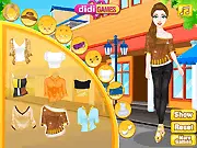 Sequin Fashion free online dress up game featuring glittering clothes and accessories
