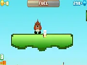 Coin Head game screenshot, highscore jetpack game, cute coin collecting, free online game