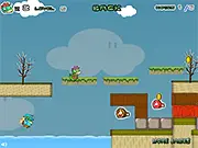 Play Double Dino Adventure free online, color puzzle platformer game, dinosaur adventure