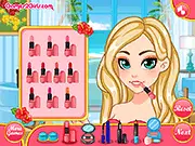 Summer Party free online game screenshot showing Jenna with perfect makeup and a fashionable summer outfit ready for the party