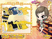 Screenshot of Nina character selection screen in the She Loves Fruits free dress-up online game