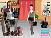 Screenshot of Trendy Sweater Design game showing a custom-made thick winter sweater with a beautiful pattern