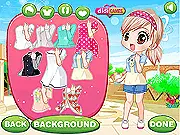 Two girls showing off stylish, high-quality, and timeless outfits in The Girl's Secret free online fashion game
