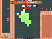 Crystal Curse platformer game screenshot, playing free online mummy game, retro arcade game with spikes and gems