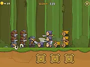 Brave Shorties free online strategy game with troop placement, coins, and enemy defeat