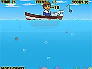 Play Diego's Ocean Cleaning free online, clean up ocean pollution and save the fish on PlayArcadeHub