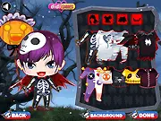 Naughty Devil Halloween dress up game online free costume selection trick or treat