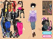 Screenshot of Hip-Hop Style online game, free urban street fashion dress-up game