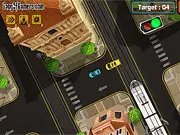 Traffic Frenzy Rome free online puzzle game controlling traffic lights to avoid collision